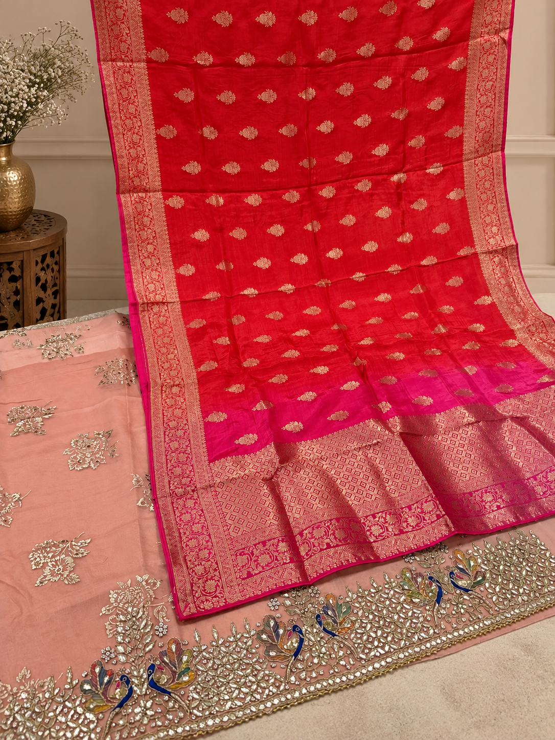 Mayur Gulab Suit (Unstitched)